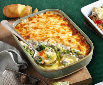 Gratin de chou de Milan à la viande hachée (Numéro d’article 00170)