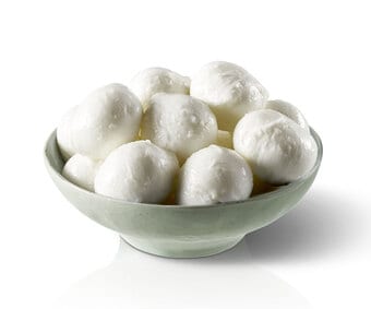 Mini mozzarella di Bufala Campana DOP (Numéro d’article 07030)