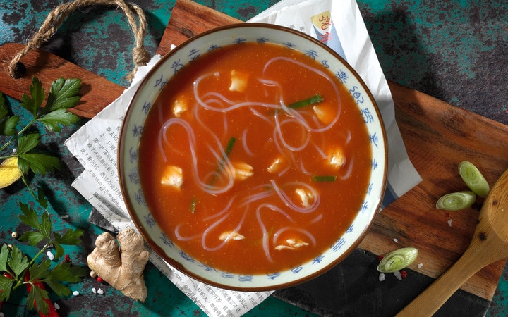 Soupe de tomate façon chinoise (Numéro d’article 02222)