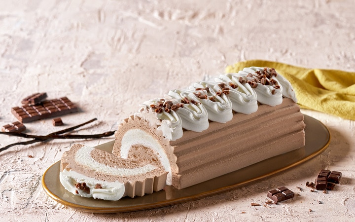 Bûche glacée vanille-chocolat (Numéro d’article 12226)